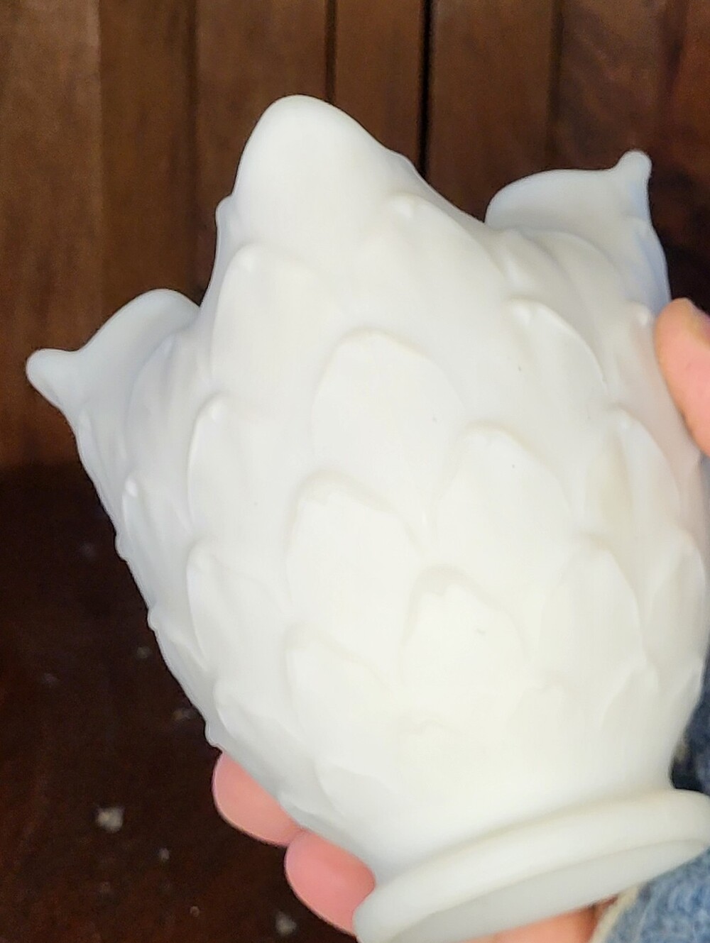 Milk Glass Vase - Picture 11 of 12
